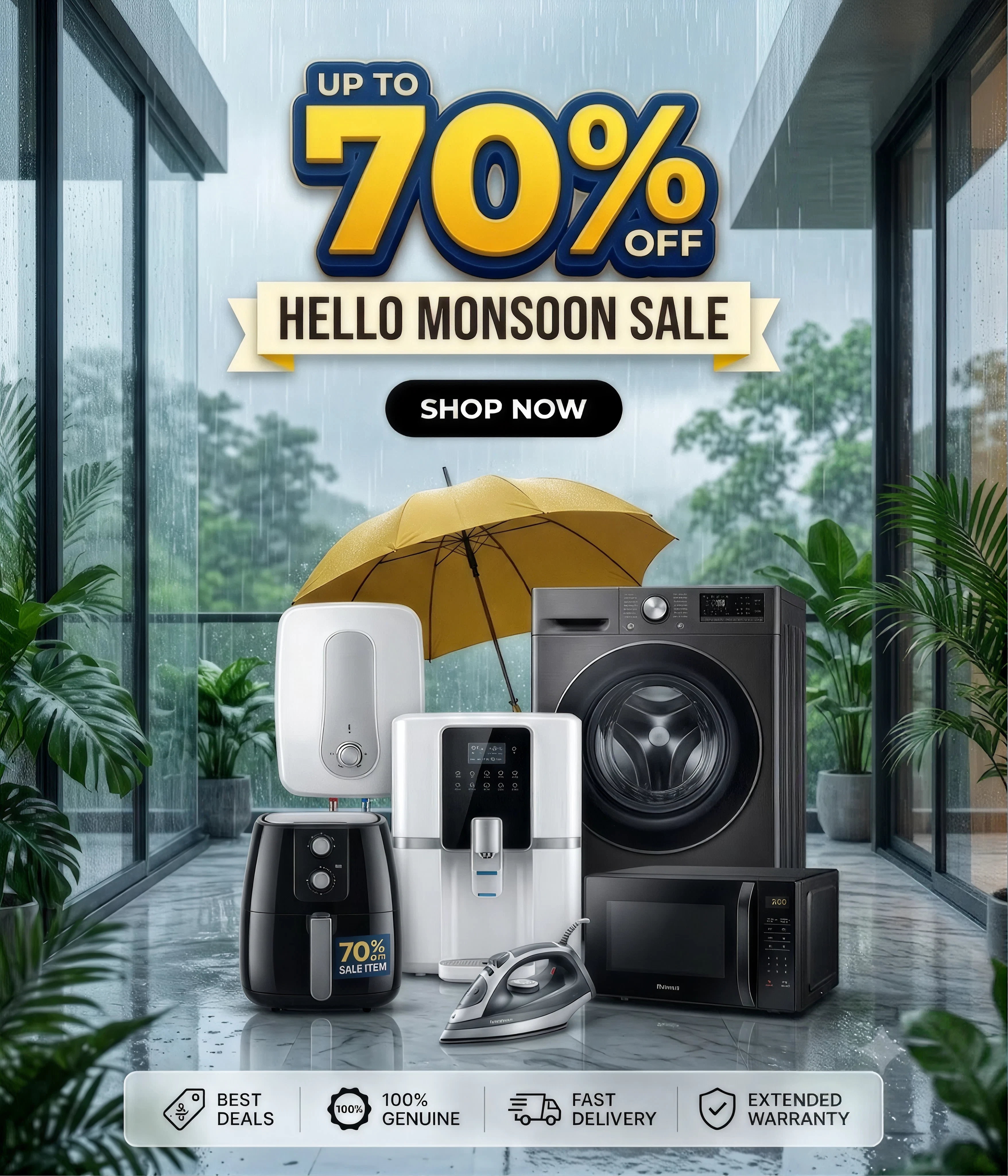 Hello Monsoon Sale - up to 70% off